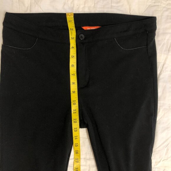 3/$25 ❥Joe Fresh Equestrian Skinny Stretch Pants Faux Leather Trim Size 10 Black - Picture 11 of 11